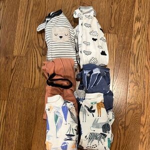 Multi Footed Pajamas - 18 mos